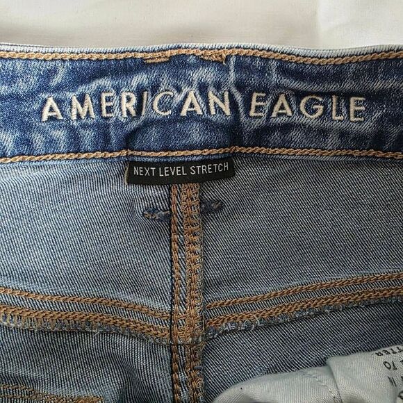 American Eagle Next Level Stretch Jeans 4 Long - Picture 5 of 8